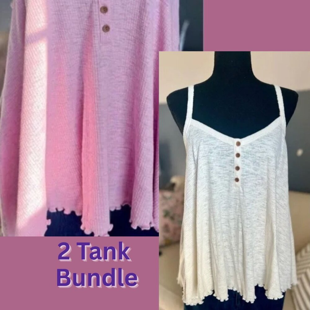 TWO American Eagle Tanks - Size Small